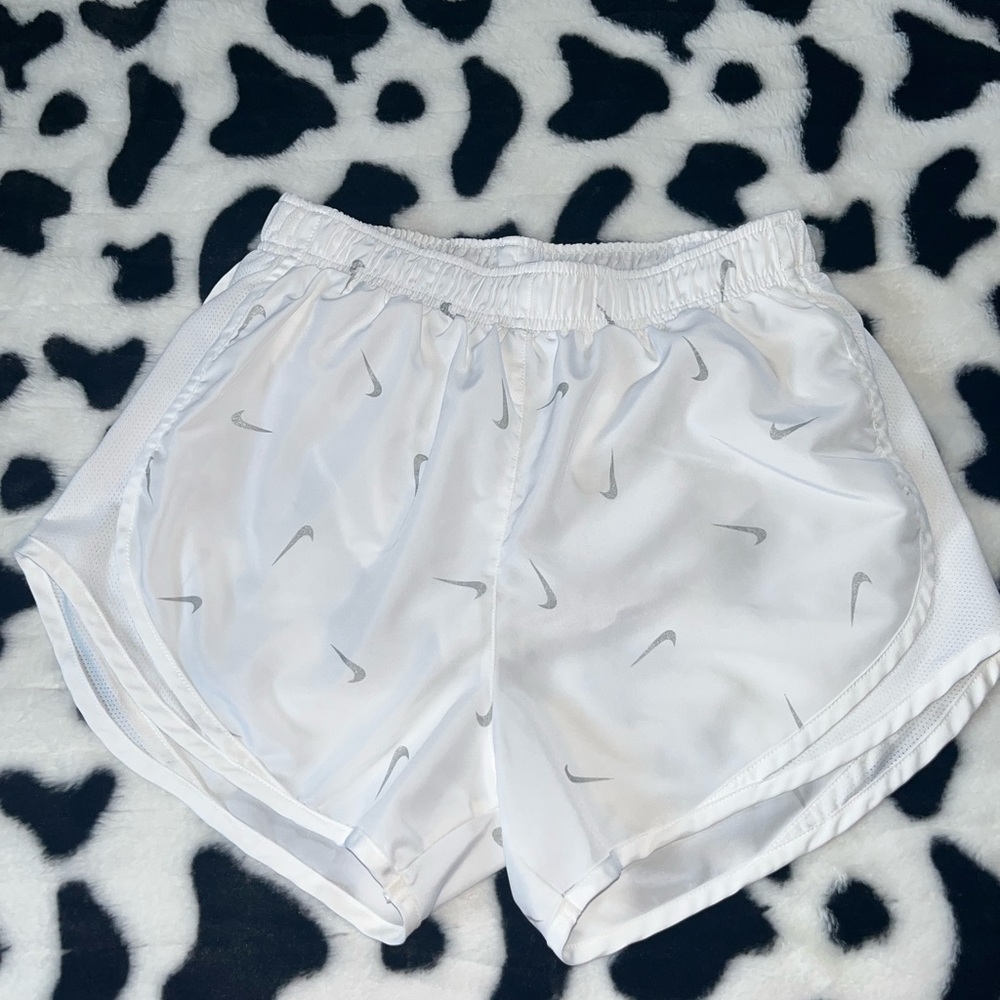 Nike White Athletic Shorts